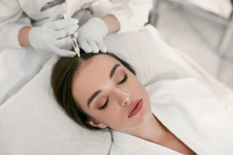 Mesoterapia para la caída del cabello después del parto en Medellín - Dharma Hair