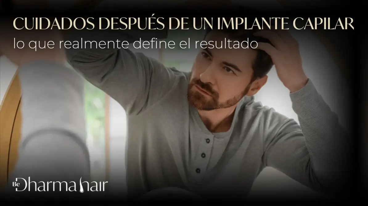 Cuidados después de un implante capilar-Dharma Hair