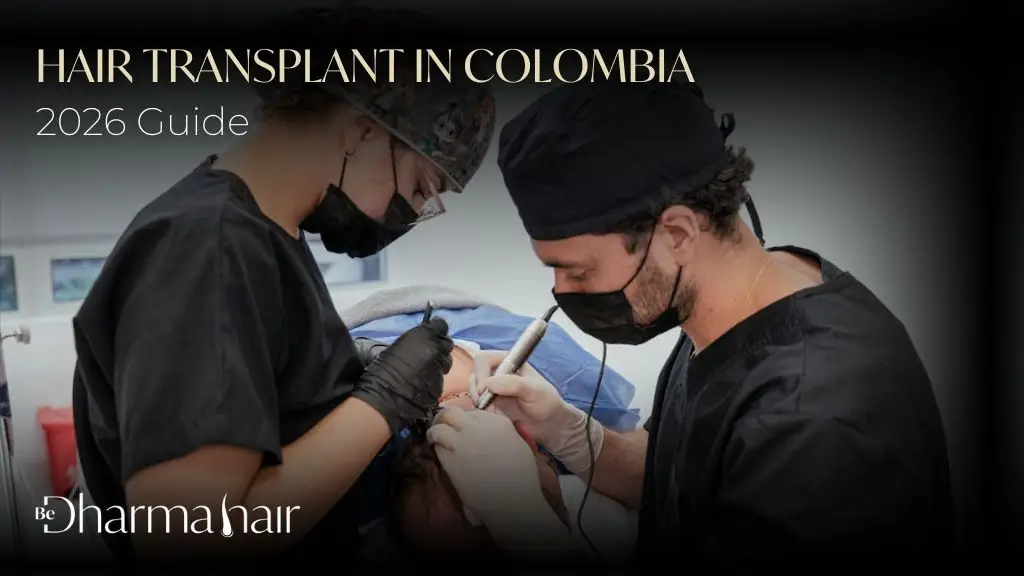 Hair transplant in Colombia medical guide 2026 - Be Dharma Hair