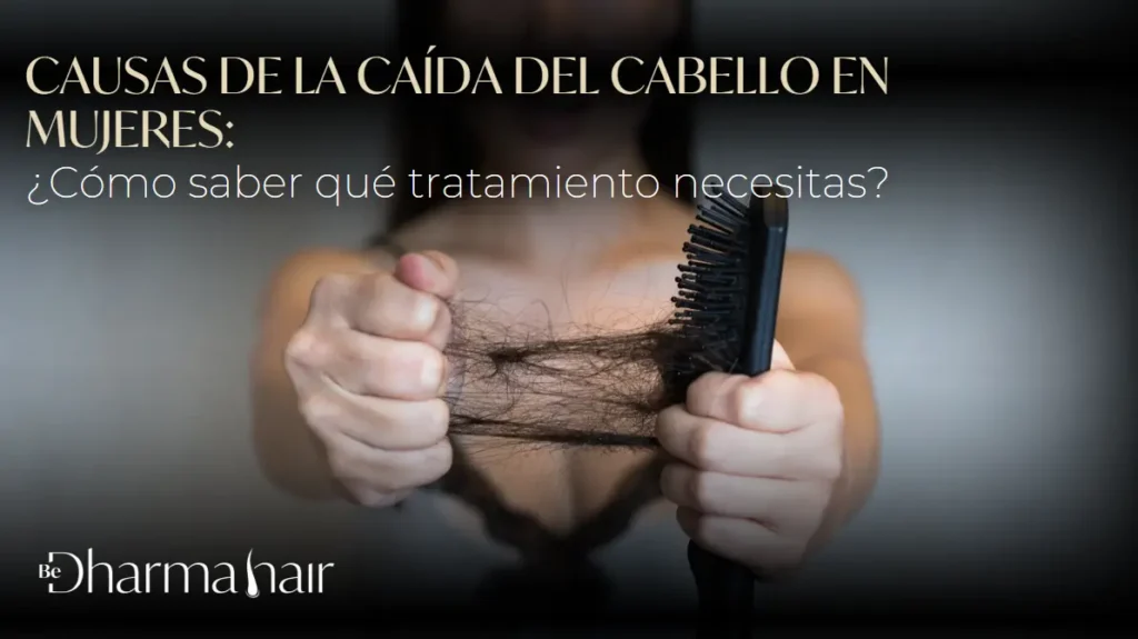 Causas de la caída del cabello en mujeres-Dharma Hair Medellín