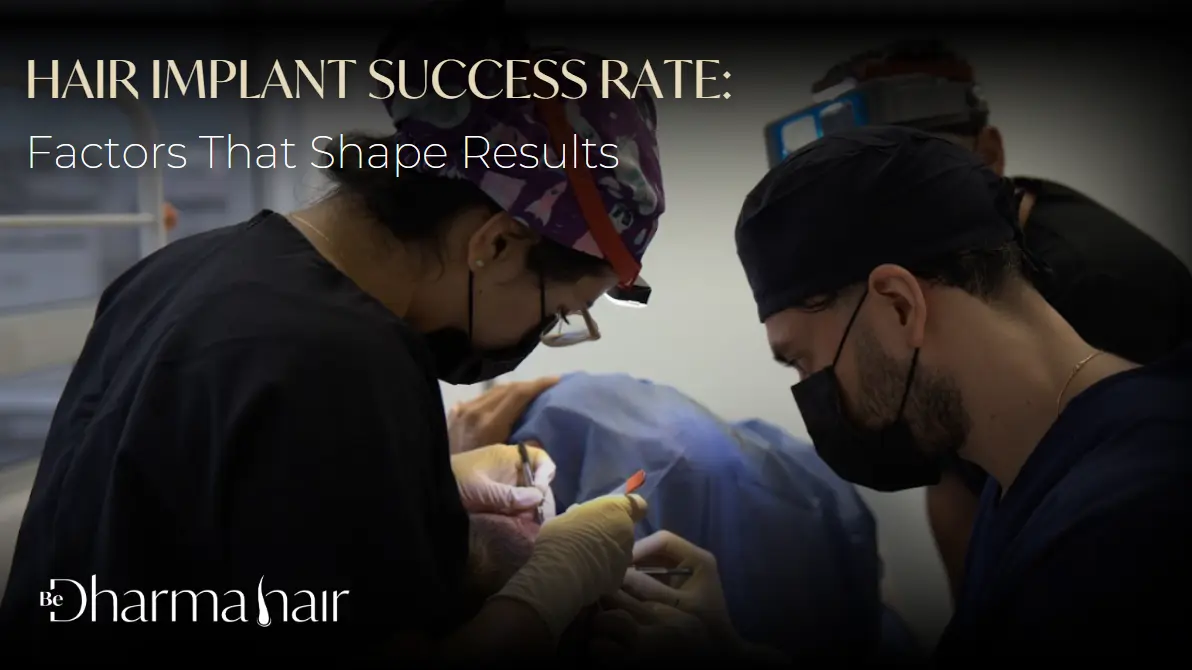 Hair implant sucess rate-Dharma Hair