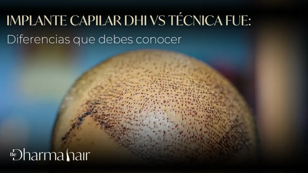 Implante capilar DHI vs técnica FUE - Dharma Hair