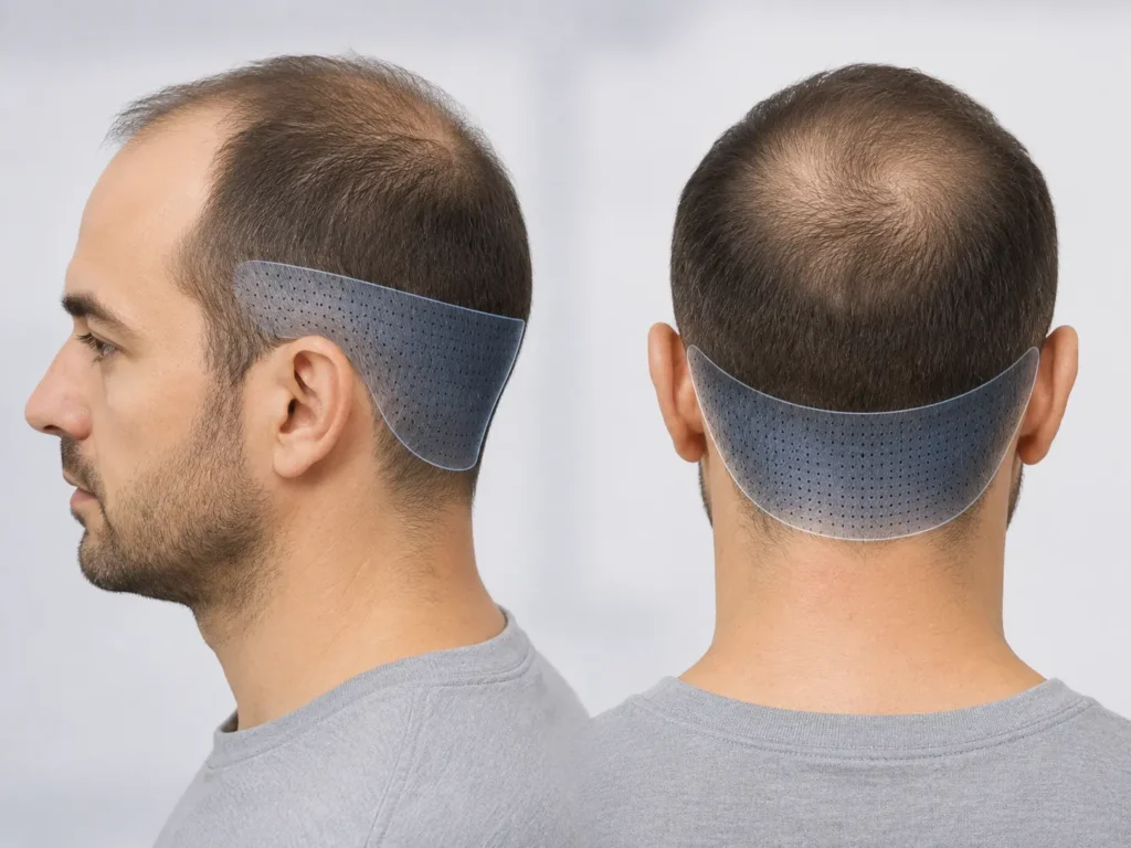 Clinica de implante capilar - zona donante - be dharma hair