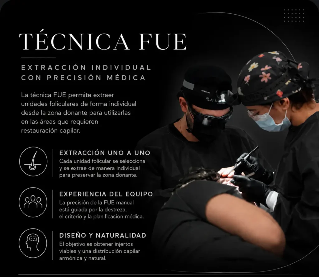 Implante capilar robótico ARTAS iX vs FUE manual-Dharma Hair en Medellín- Técnica FUE