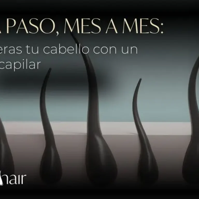 Implante capilar mes a mes - Dharma Hair implante capilar en Medellín