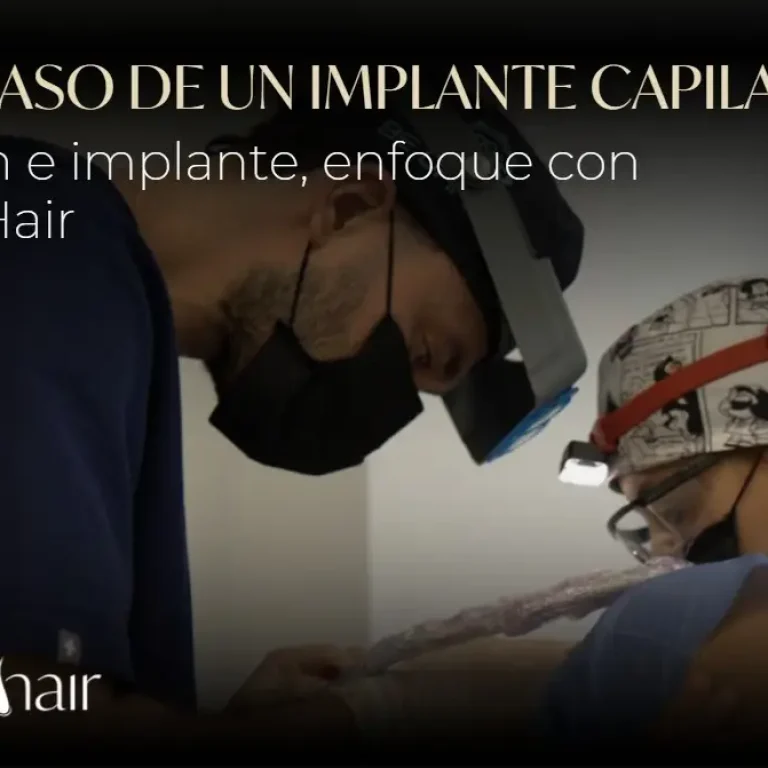 Paso a paso de un implante capilar-Dharma Hair