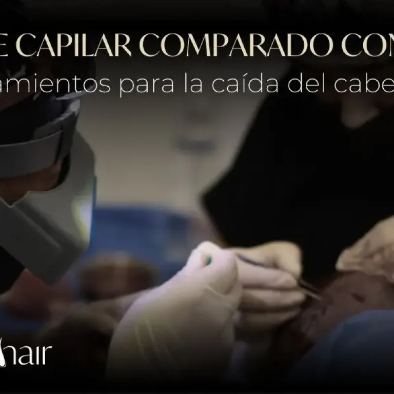 Tratamientos para la caída del cabello comparado con el implante capilar - Dharma Hair en Medellín